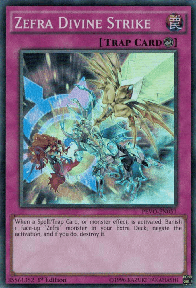 Zefra Divine Strike [PEVO-EN051] Super Rare (ONLINE ORDER ONLY)