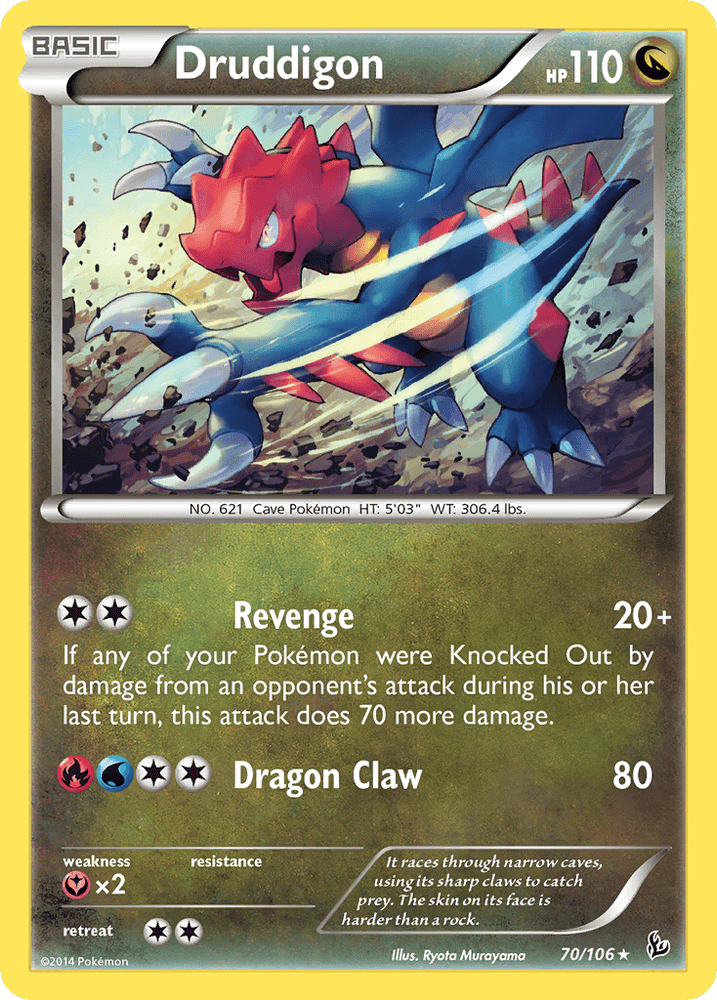Druddigon (70/106) [XY: Flashfire] (Online Only)
