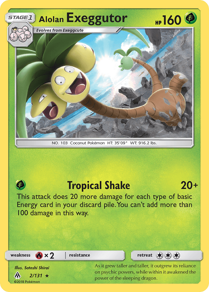 Alolan Exeggutor (2/131) [Sun & Moon: Forbidden Light] (Online Only)
