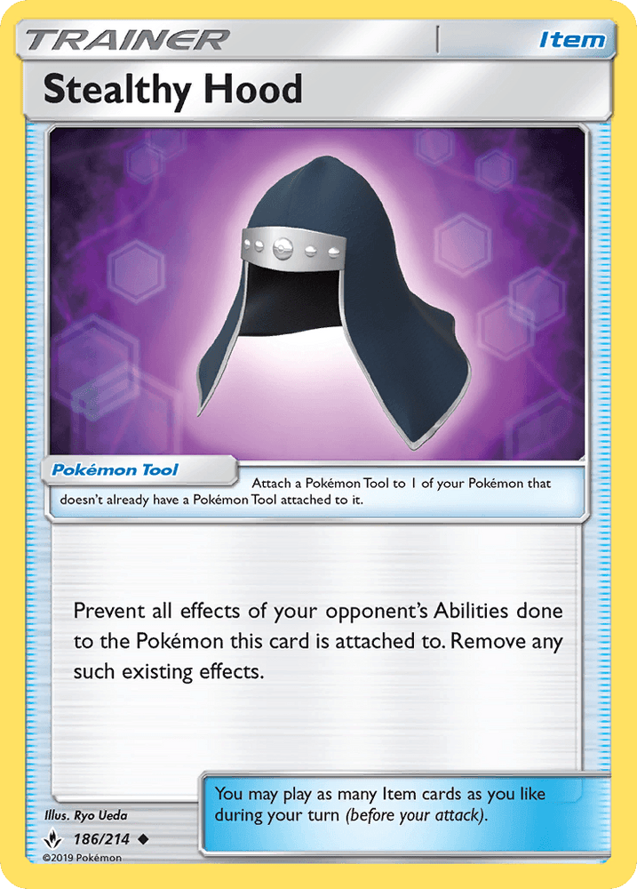 Stealthy Hood (186/214) [Sun & Moon: Unbroken Bonds] (Online Only)