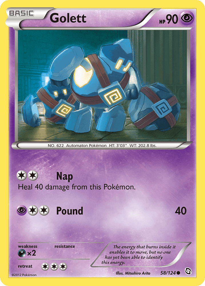 Golett (58/124) [Black & White: Dragons Exalted] (Online Only)