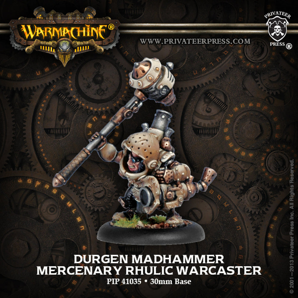 Warmachine: Mercenaries Durgen Madhammer (ONLINE ORDER ONLY)