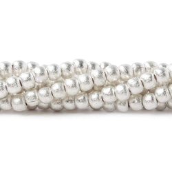 4mm Brushed Round Beads