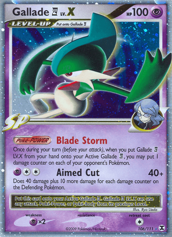 Gallade LV.X (106/111) [Platinum: Rising Rivals] (Online Only)