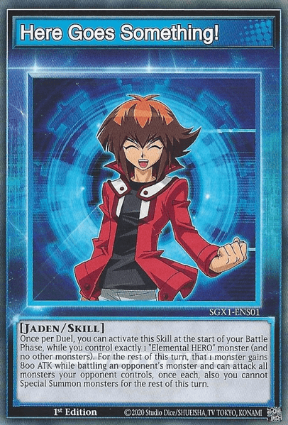 Here Goes Something! [SGX1-ENS01] Common (ONLINE ORDER ONLY)