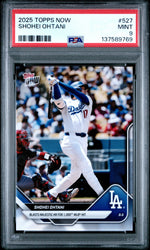 Graded 2025 Topps Now Shohei Ohtani #527 Baseball Card PSA 9 Mint (ONLINE ORDER ONLY)