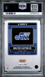 Graded 2025 Panini Instant Walter Clayton Jr. #18 Draft Night Rookie RC Basketball Card PSA 10 Gem Mint
