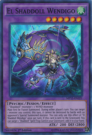 El Shaddoll Wendigo [MP15-EN221] Super Rare (ONLINE ORDER ONLY)