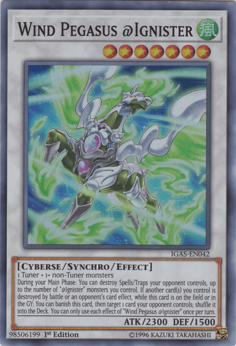 Wind Pegasus @Ignister [IGAS-EN042] Super Rare (ONLINE ORDER ONLY)