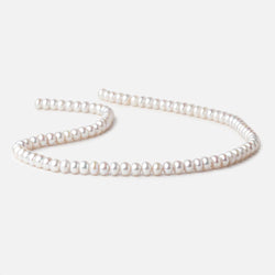 Silver Center Drill Button Freshwater Pearl (ONLINE ORDER ONLY)