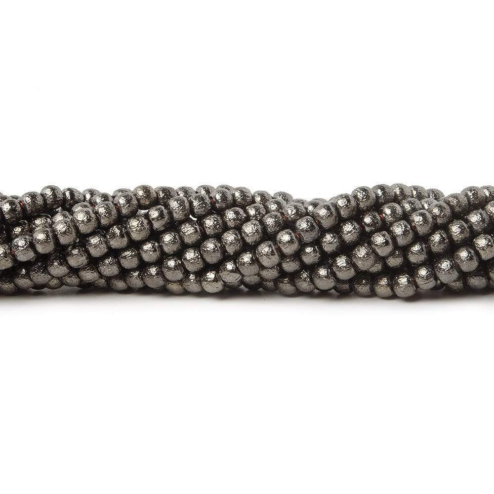 2.5mm Brushed Round Beads (ONLINE ORDER ONLY)