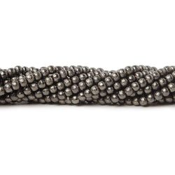 2.5mm Brushed Round Beads (ONLINE ORDER ONLY)