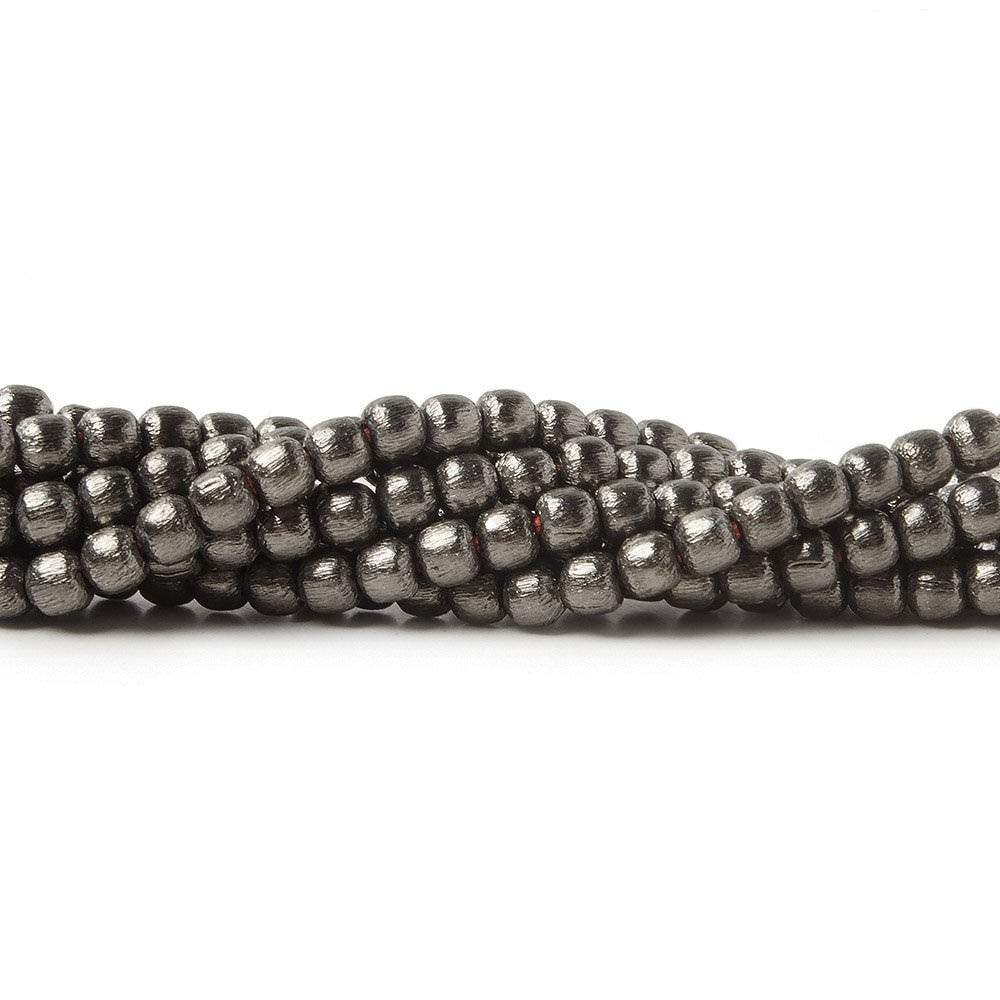 3mm Brushed Round Beads (ONLINE ORDER ONLY)