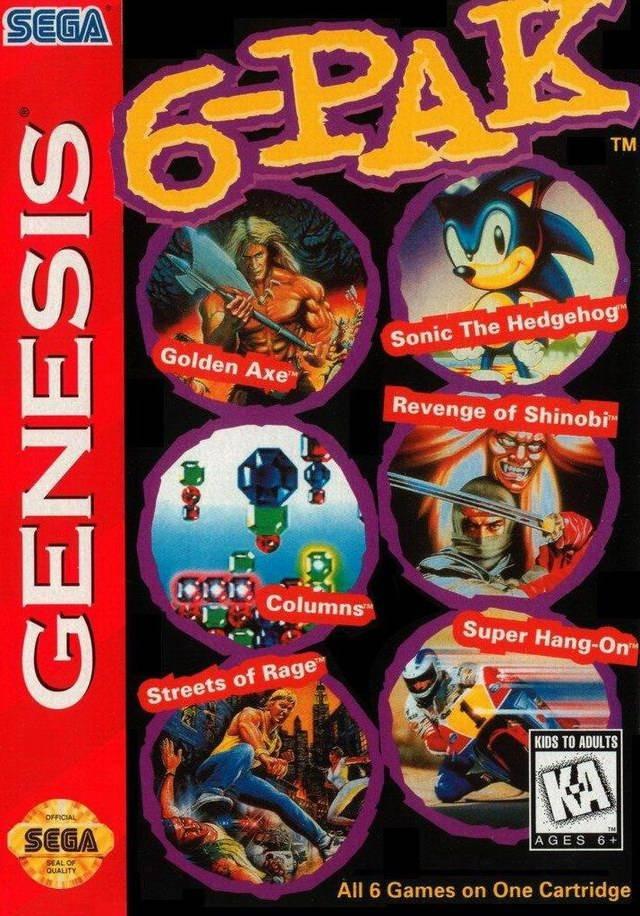 Genesis 6-Pak (Sega Genesis) (ONLINE ORDER ONLY)