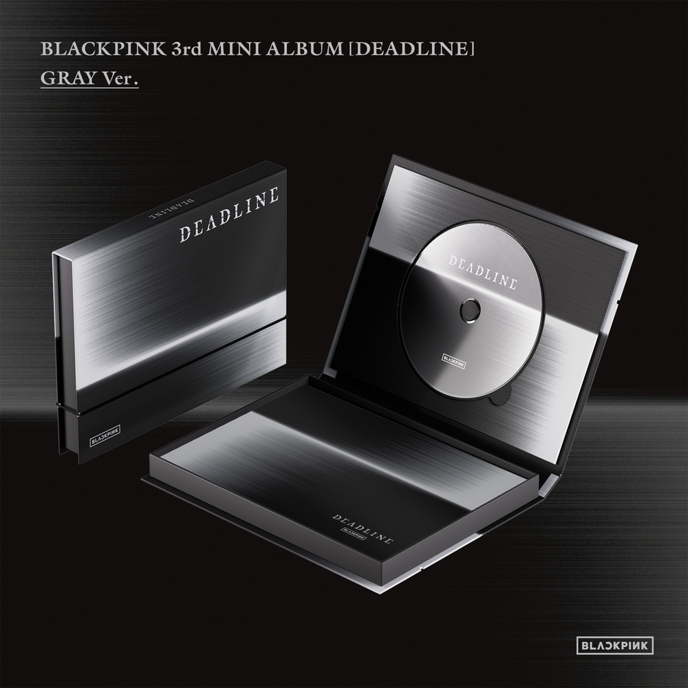 BLACKPINK 3RD MINI ALBUM - DEADLINE [GRAY VER.] (ONLINE ORDER ONLY)