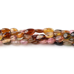 5x4-7x5mm Multi Color Tourmaline Plain Ovals 14.5 inch 56 Beads (ONLINE ORDER ONLY)