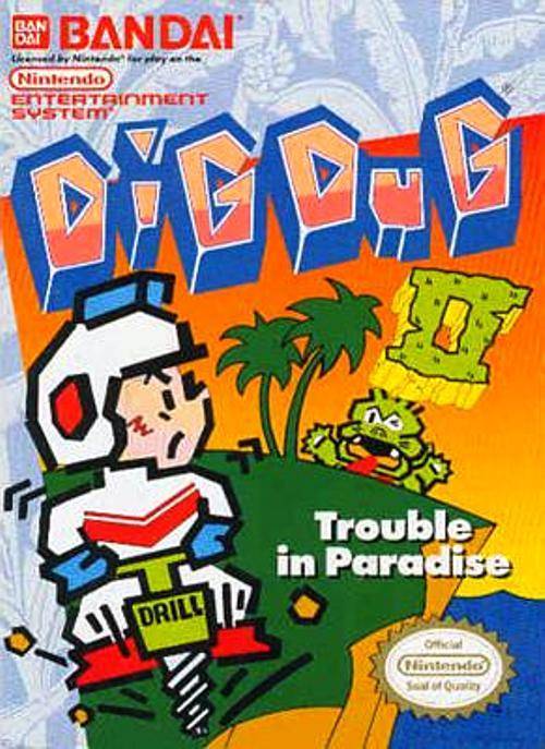 Dig Dug II: Trouble In Paradise (Nintendo NES) (Online Order Only)