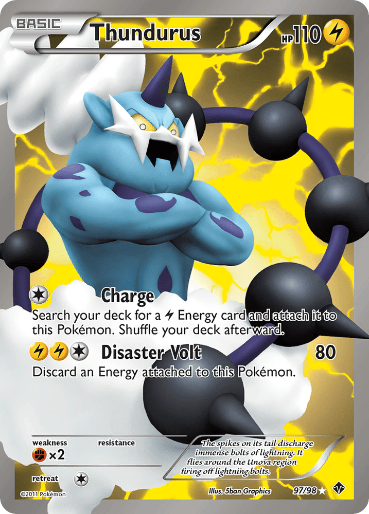 Thundurus (97/98) [Black & White: Emerging Powers] (Online Only)