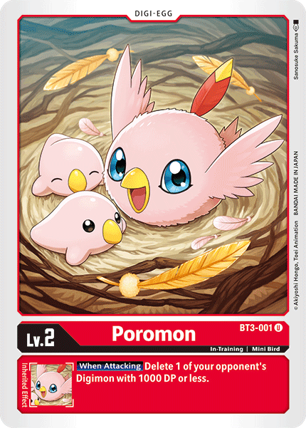 Poromon [BT3-001] [Release Special Booster Ver.1.5] (ONLINE ORDER ONLY)