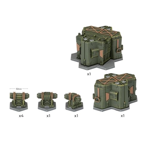 Battlefield in a Box: HexTech - Dropbase Delta Command Centre (ONLINE ORDER ONLY)