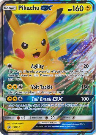 Pikachu GX (SM232) (Jumbo Card) [Sun & Moon: Black Star Promos] (Online Only)