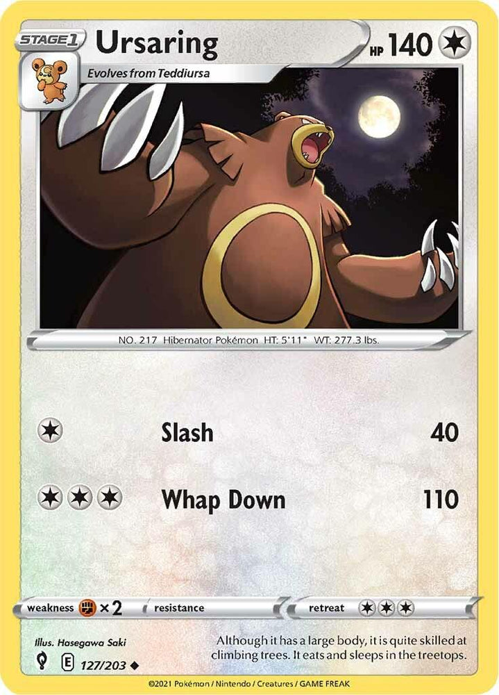 Ursaring (127/203) [Sword & Shield: Evolving Skies] (Online Only)