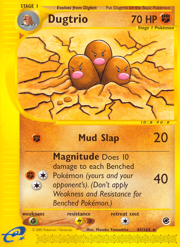 Dugtrio (44/165) [Expedition: Base Set] (Online Only)