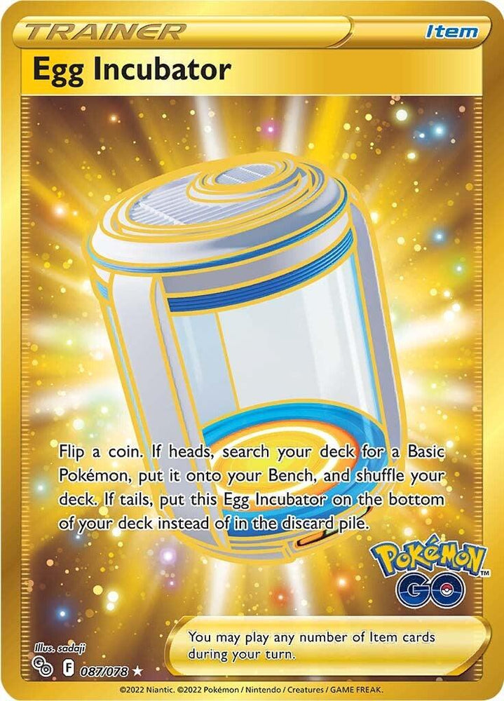 Egg Incubator (087/078) [Pokémon GO] (Online Only)