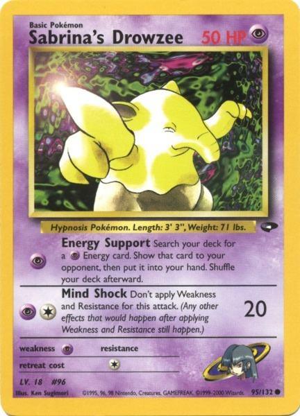 Sabrina's Drowzee (95/132) [Gym Challenge Unlimited] (Online Only)