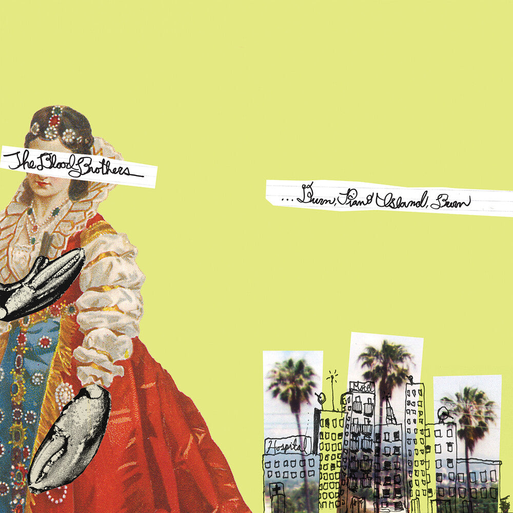 Burn, Piano Island, Burn: Collectors Edition [Limited Edition Yellow w/Pink and Black Splatter LP+7in]