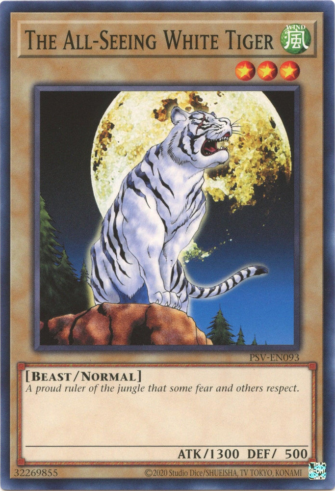 The All-Seeing White Tiger (25th Anniversary) [PSV-EN093] Common (ONLINE ORDER ONLY)