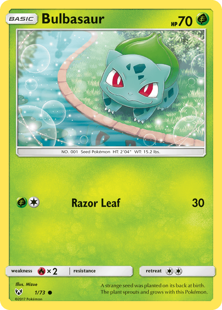 Bulbasaur (1/73) [Sun & Moon: Shining Legends] (Online Only)