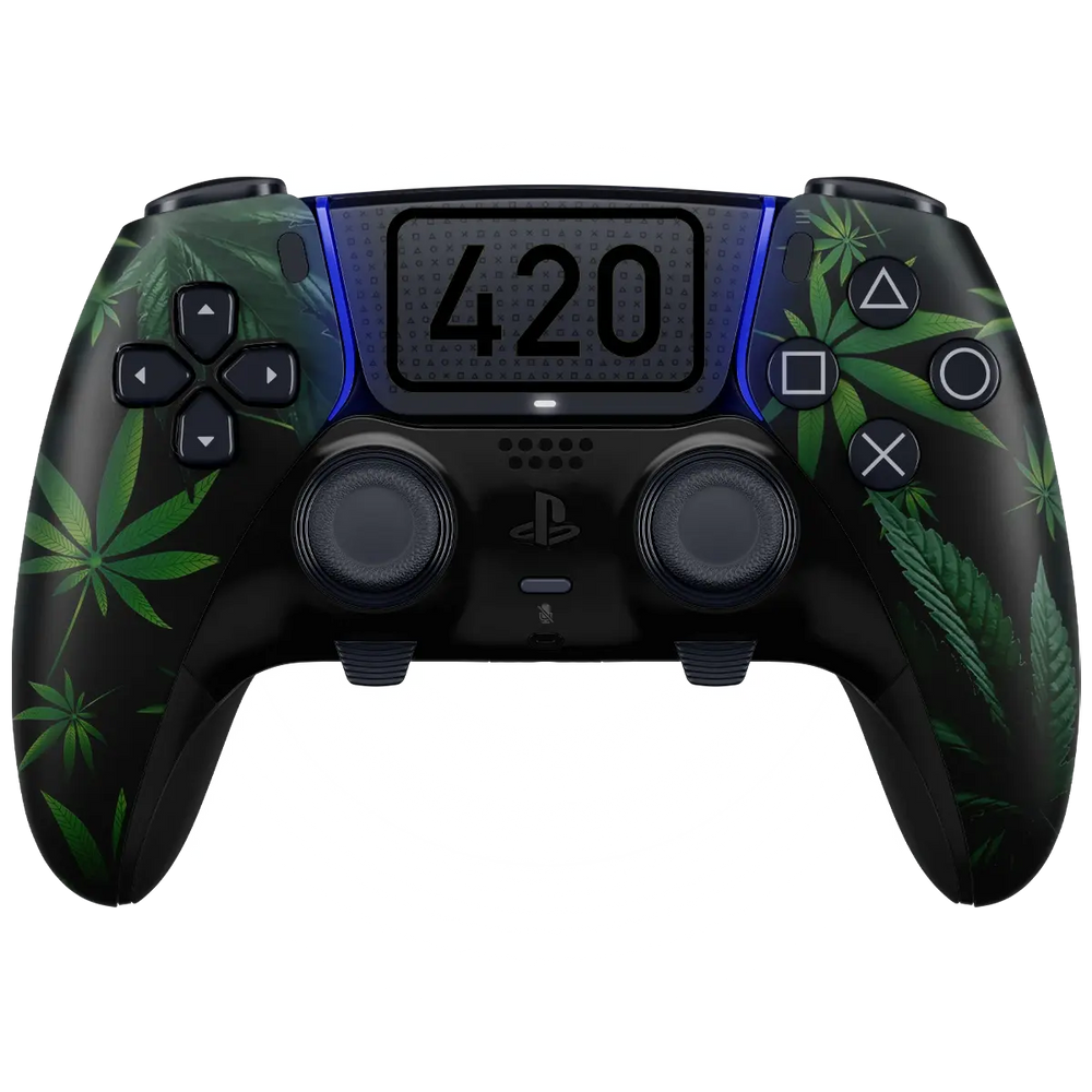 MODDEDZONE 420 PS5 DualSense Edge Custom Modded Wireless Controller (ONLINE ORDER ONLY)