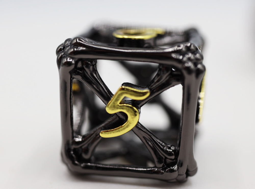 Night Bones - Hollow Metal Dice Set (ONLINE ORDER ONLY)