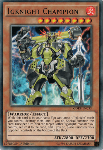Igknight Champion [CORE-EN033] Rare (ONLINE ORDER ONLY)