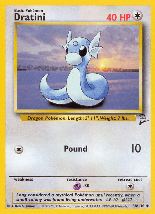 Dratini (38/130) [Base Set 2] (Online Only)