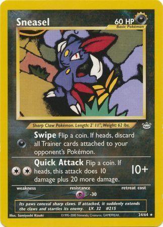 Sneasel (24/64) [Neo Revelation Unlimited] (Online Only)