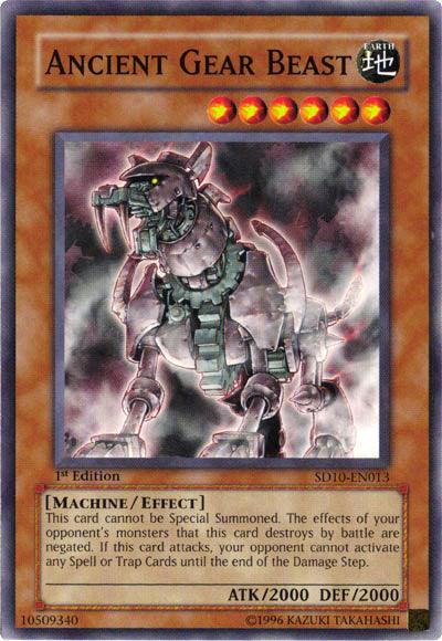 Ancient Gear Beast [SD10-EN013] Common (ONLINE ORDER ONLY)