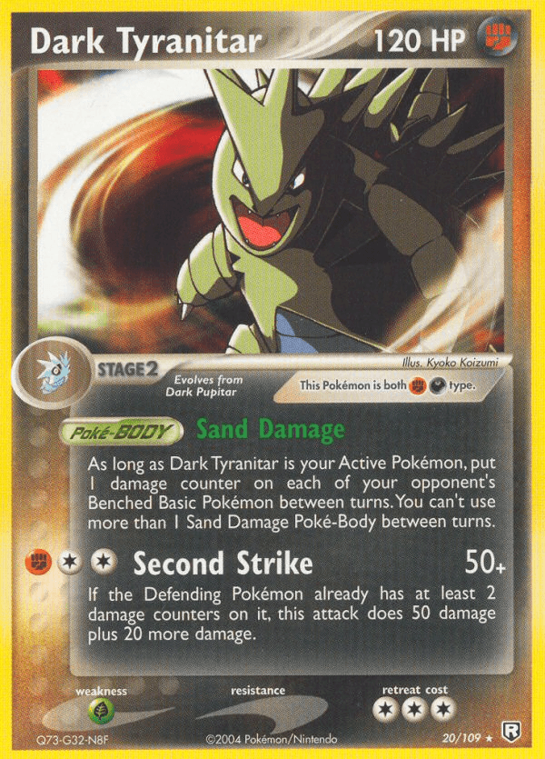 Dark Tyranitar (20/109) [EX: Team Rocket Returns] (Online Only)