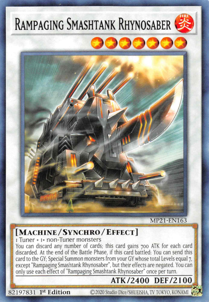 Rampaging Smashtank Rhynosaber [MP21-EN163] Common (ONLINE ORDER ONLY)