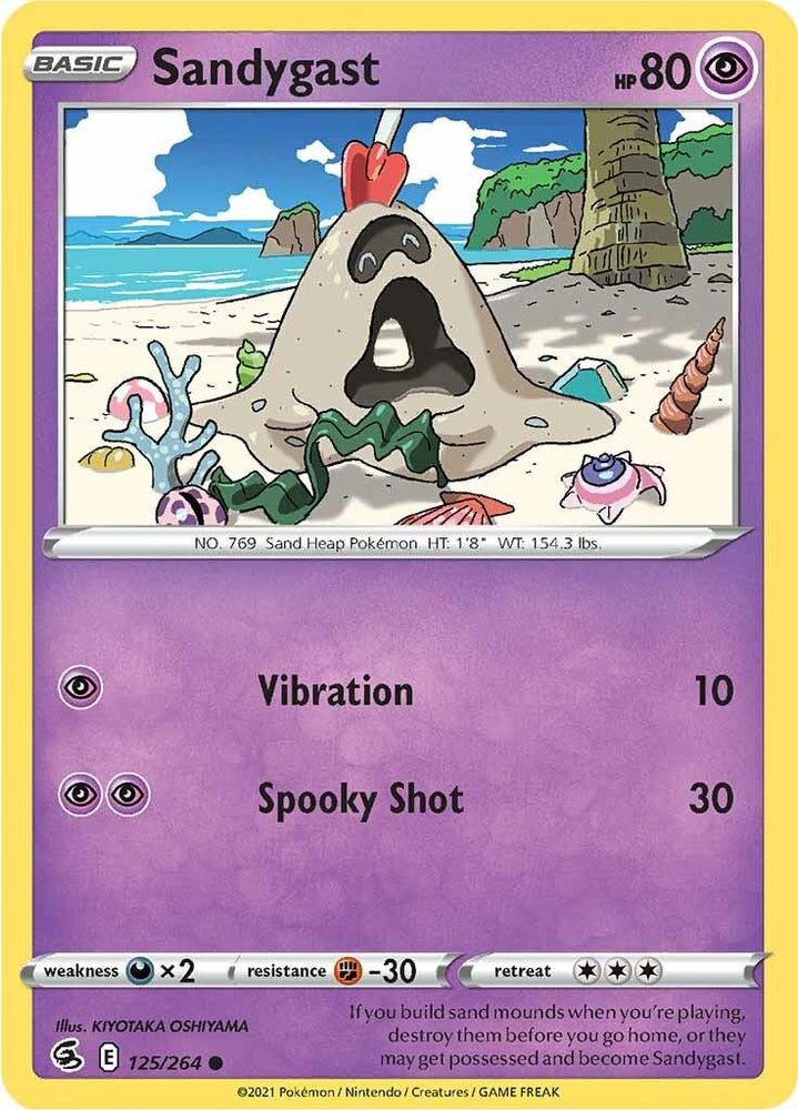 Sandygast (125/264) [Sword & Shield: Fusion Strike] (Online Only)