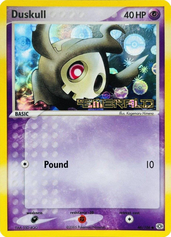 Duskull (46/106) (Stamped) [EX: Emerald] (Online Only)