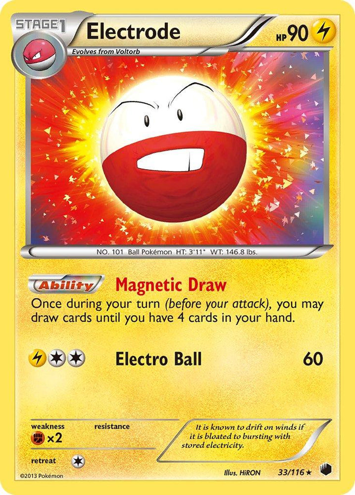 Electrode (33/116) (Theme Deck Exclusive) [Black & White: Plasma Freeze] (Online Only)