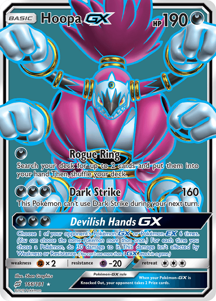 Hoopa GX (166/181) [Sun & Moon: Team Up] (Online Only)