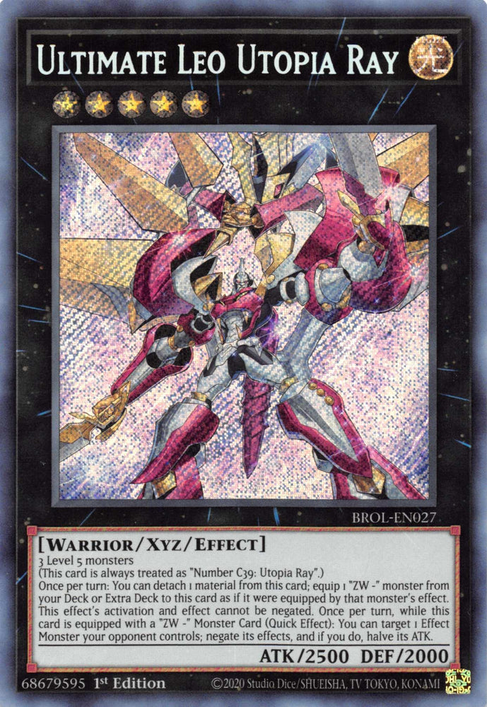 Ultimate Leo Utopia Ray [BROL-EN027] Secret Rare (ONLINE ORDER ONLY)