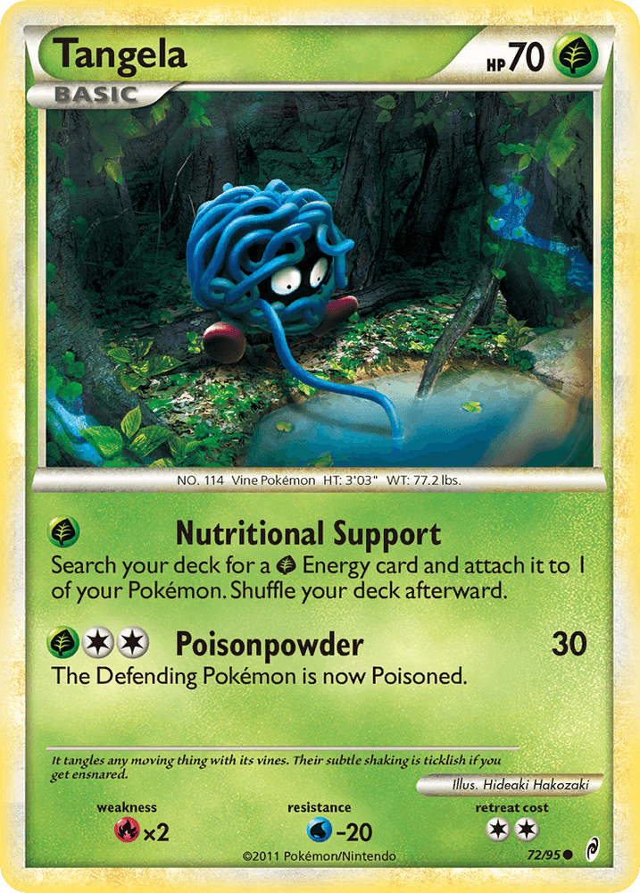 Tangela (72/95) [HeartGold & SoulSilver: Call of Legends] (Online Only)