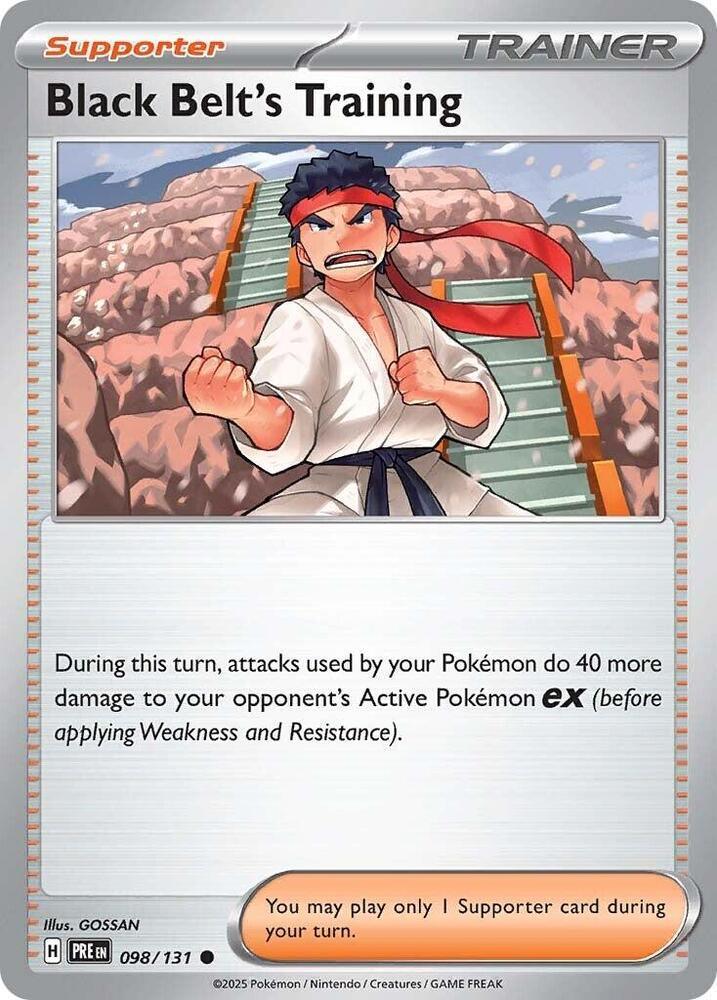 Black Belt's Training (098/131) [Scarlet & Violet: Prismatic Evolutions] (Online Only)