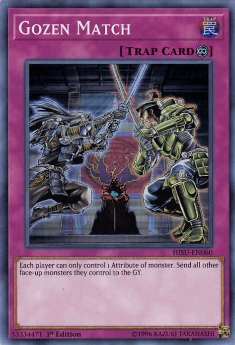 Gozen Match [HISU-EN060] Super Rare (ONLINE ORDER ONLY)