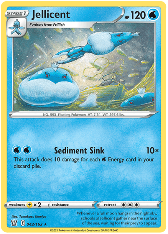 Jellicent (042/163) [Sword & Shield: Battle Styles] (Online Only)