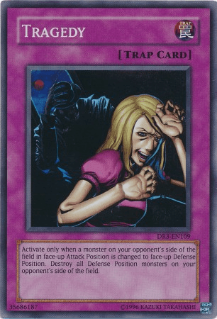 Tragedy [DR3-EN109] Super Rare (ONLINE ORDER ONLY)